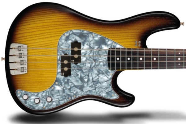 Sandberg California II VS4 (Aktiv) Pickguard, Blackpearl